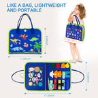 Montessori Busy Book Educational Travel Toy. Lightwight and Portable Travel Friendly Toys.