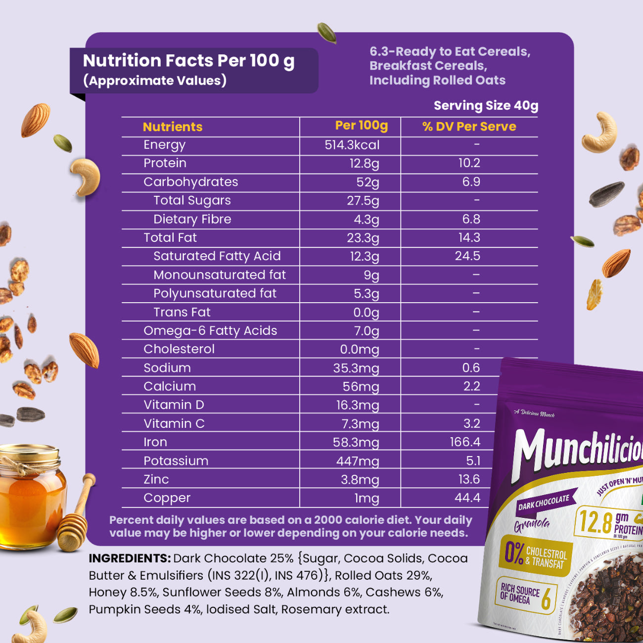 Dark Chocolate Granola | 400g