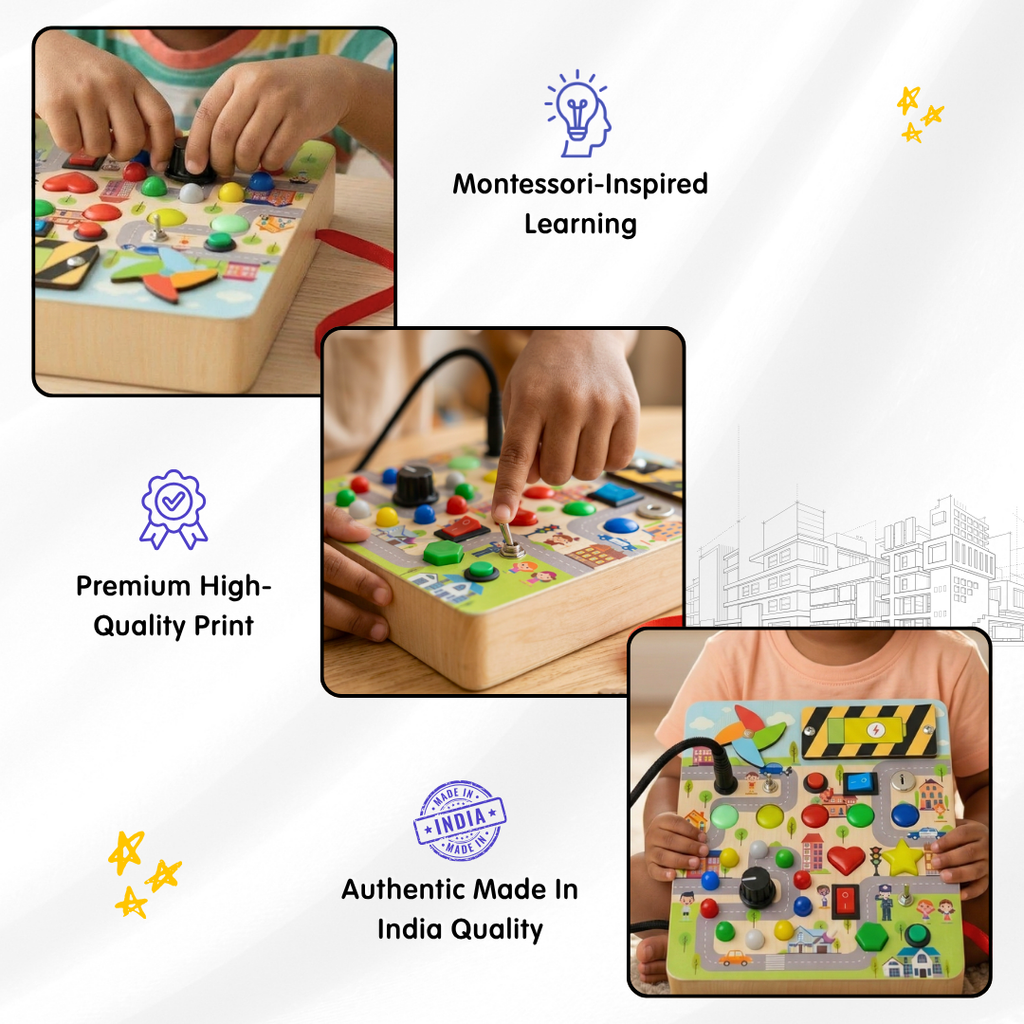 Windmill Montessori Busy Board-V11