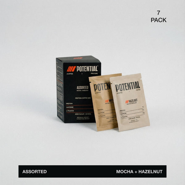 Potential Protein Coffee product detail - premium protein coffee sachets