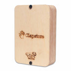 Back side of the Montessori Portable Wooden Busy Board, displaying the product branding and design.