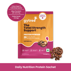 The Total Strength Support Plant Protein Sachet - Chocolate