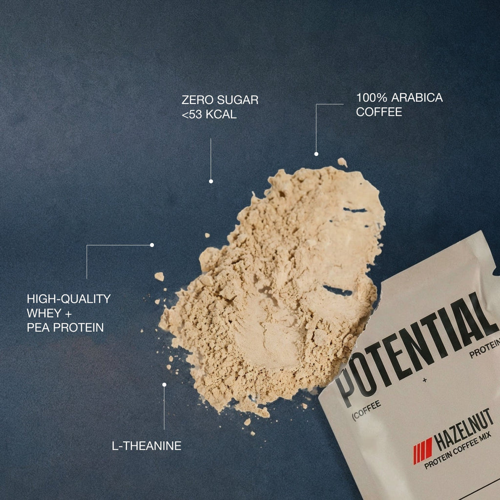 Potential Protein Coffee nutrition facts - 10g protein zero sugar per serving