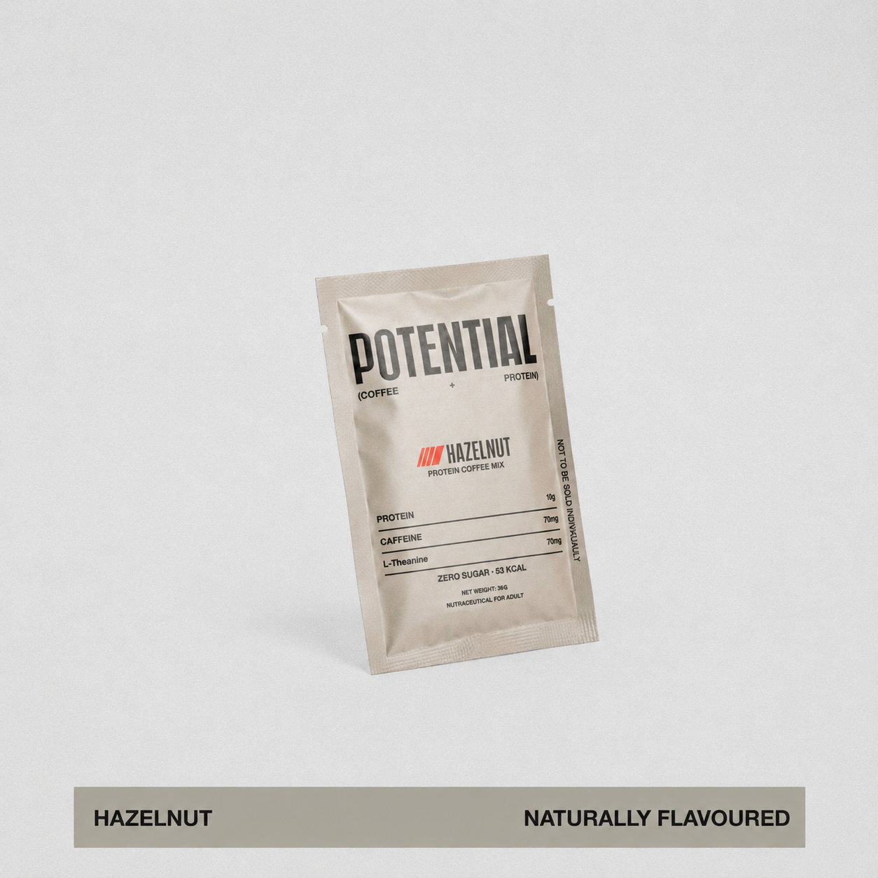 Potential Protein Functional Coffee (Sachet) - Hazelnut