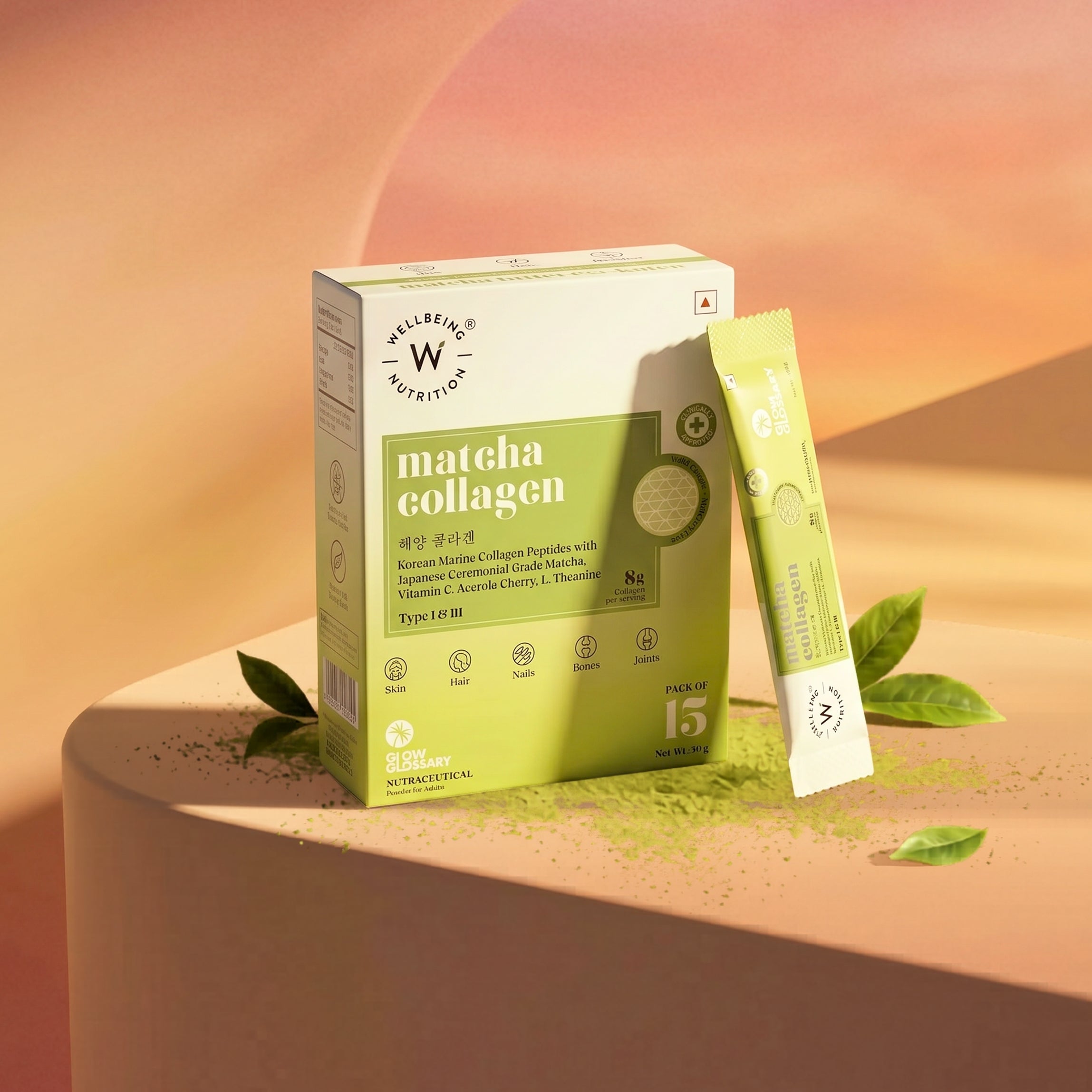 Glow Glossary Matcha Collagen