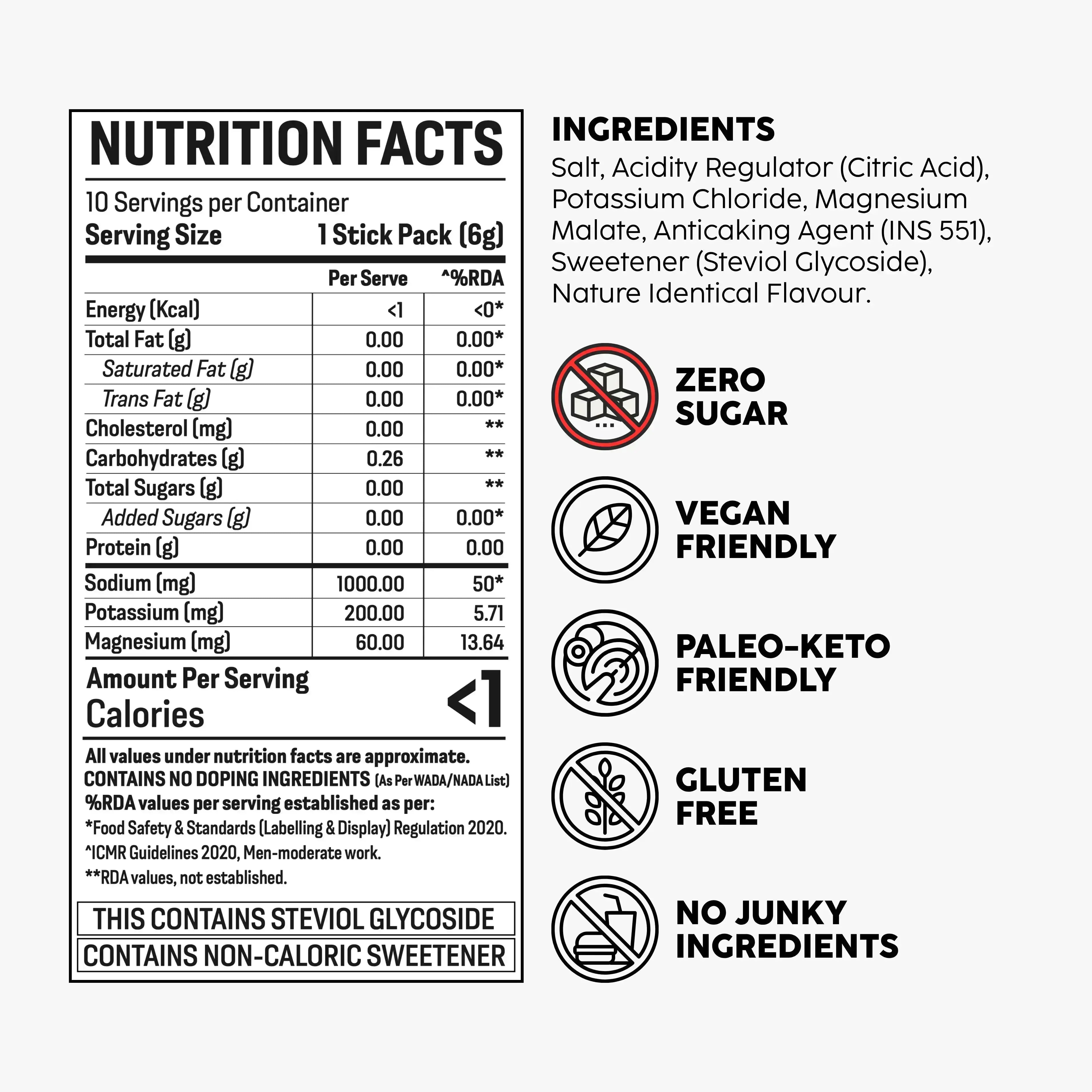 Kiwi Salt - Electrolytes
