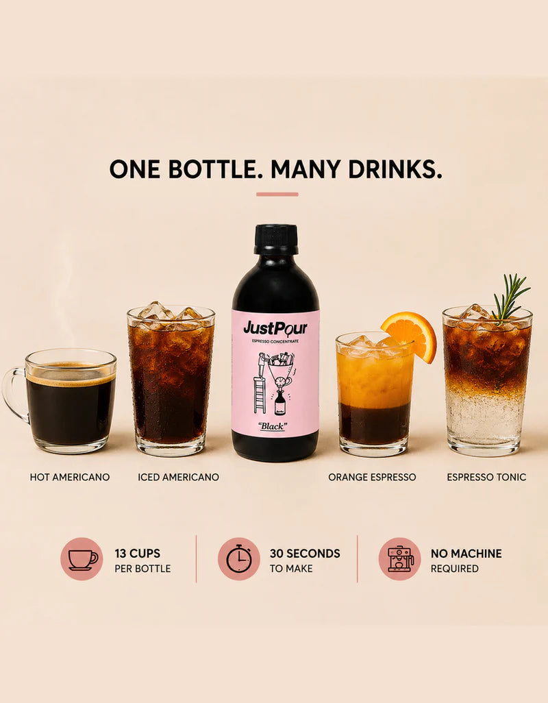 JustPour Black - Espresso Concentrate