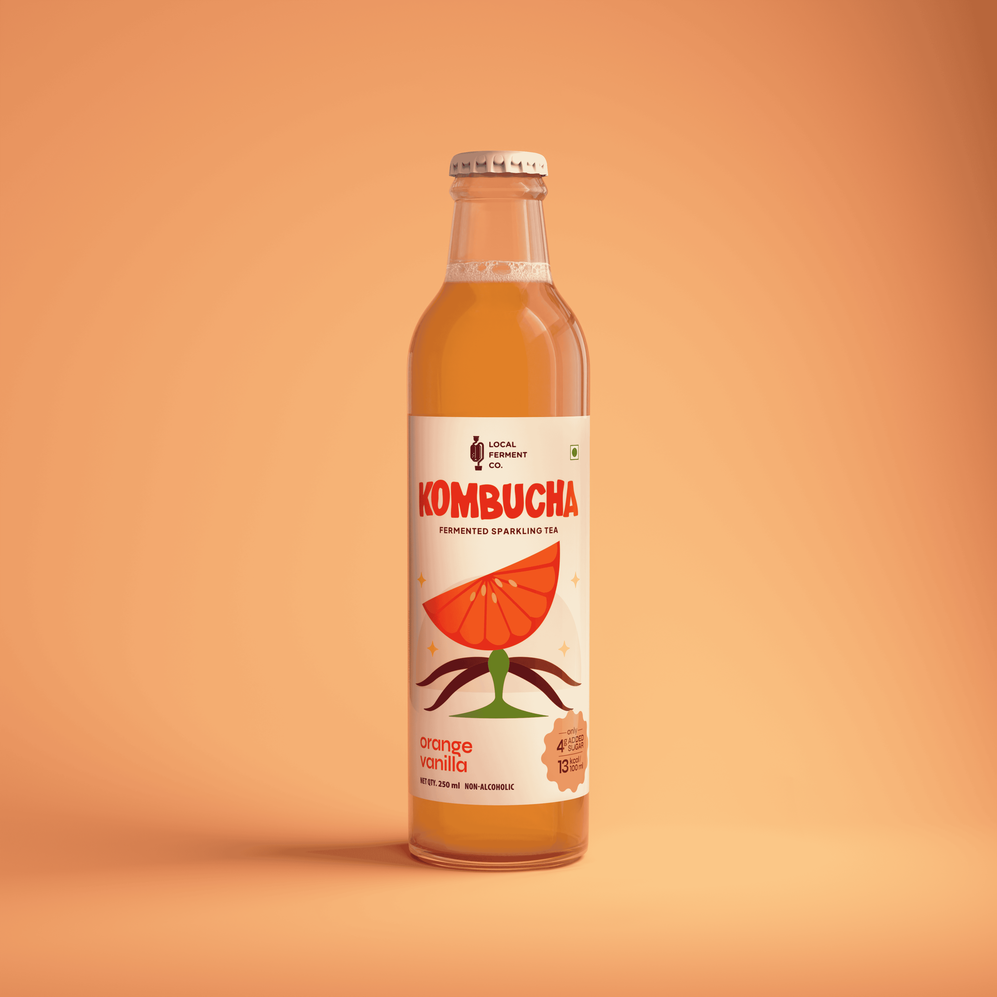 Orange & Vanilla Kombucha