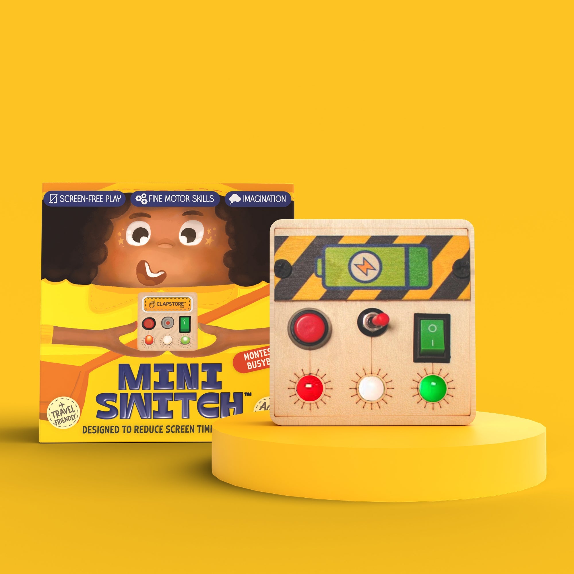 Mini Switch Montessori Busy Board-V4