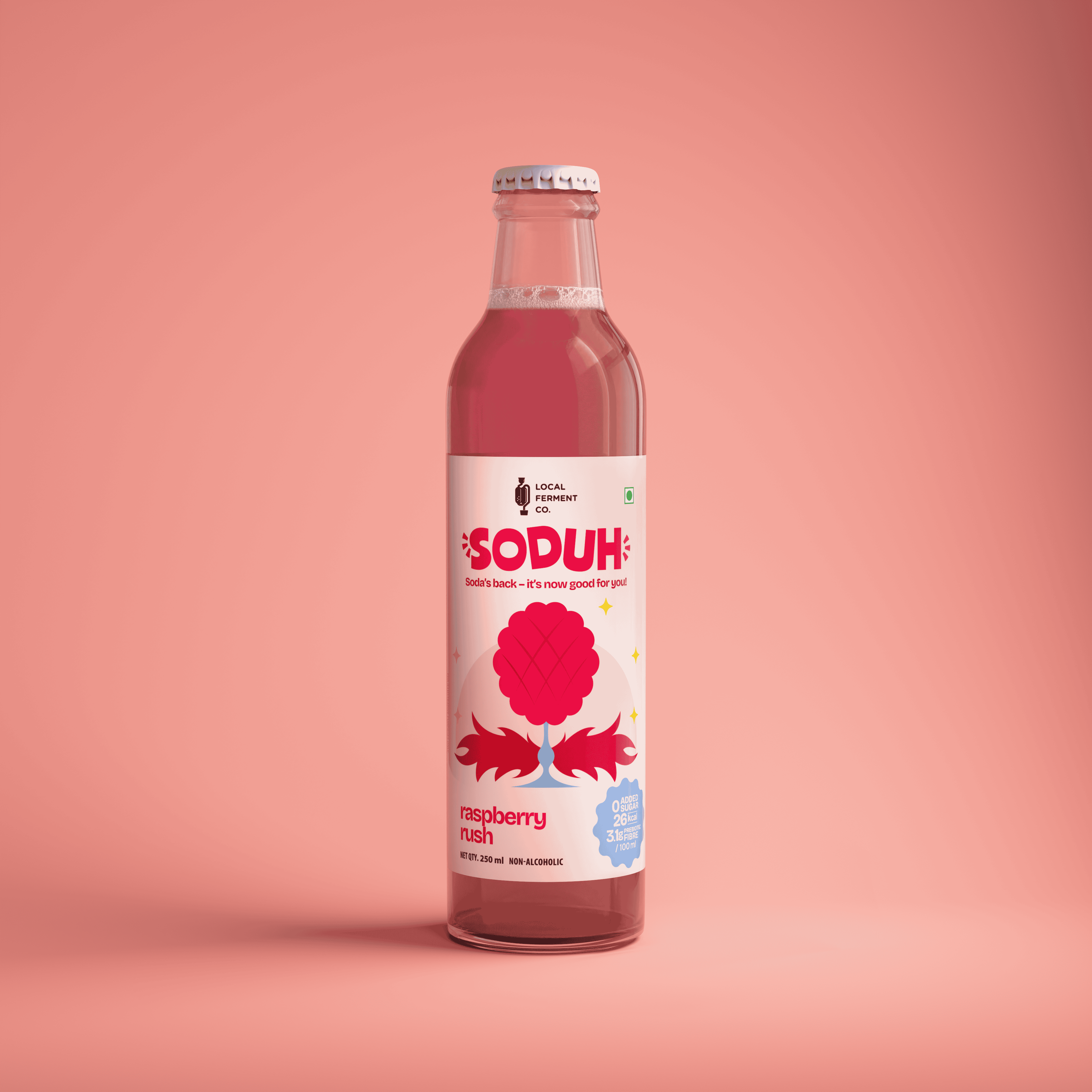 Raspberry Rush Soda