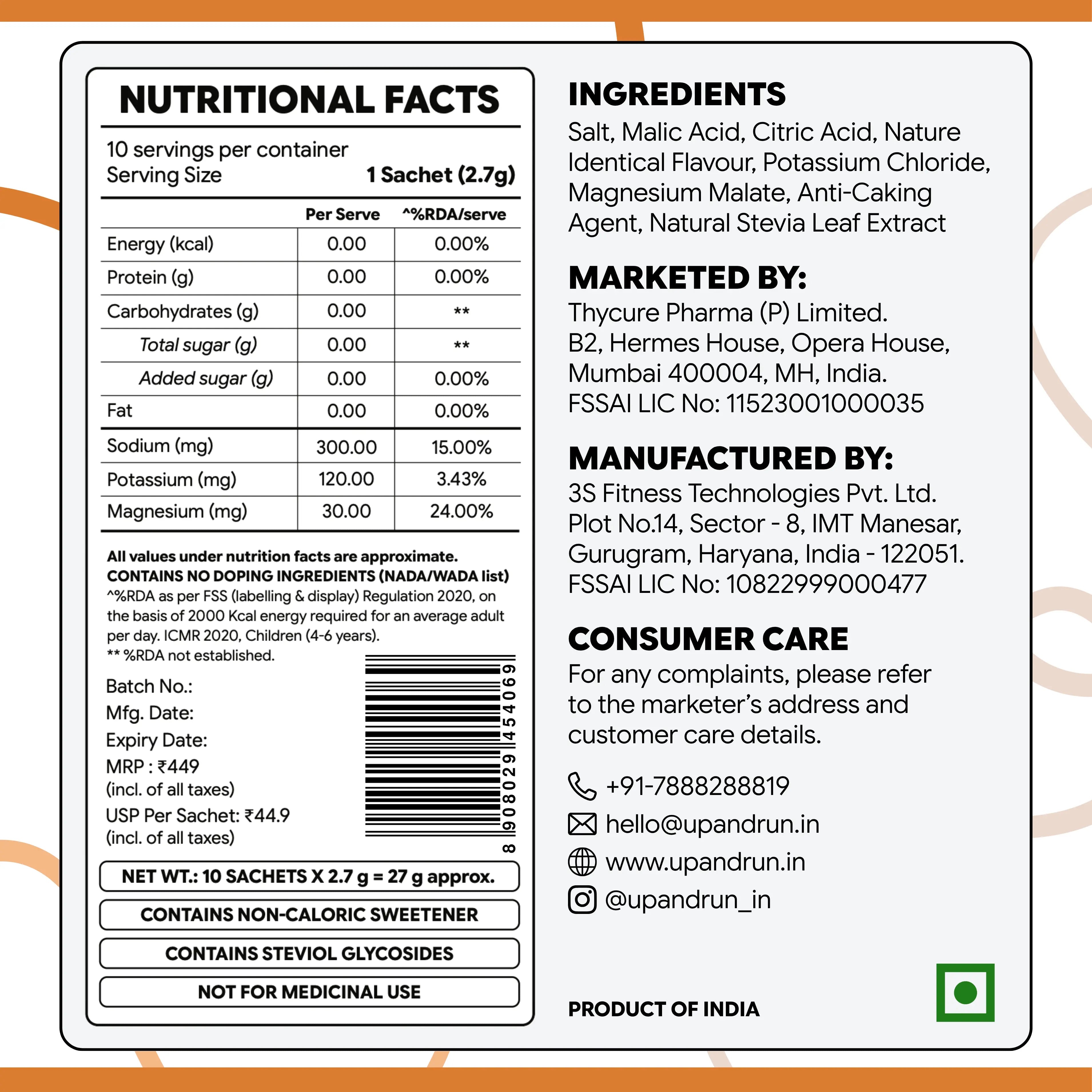 Mango Peach - Kids' Electrolytes