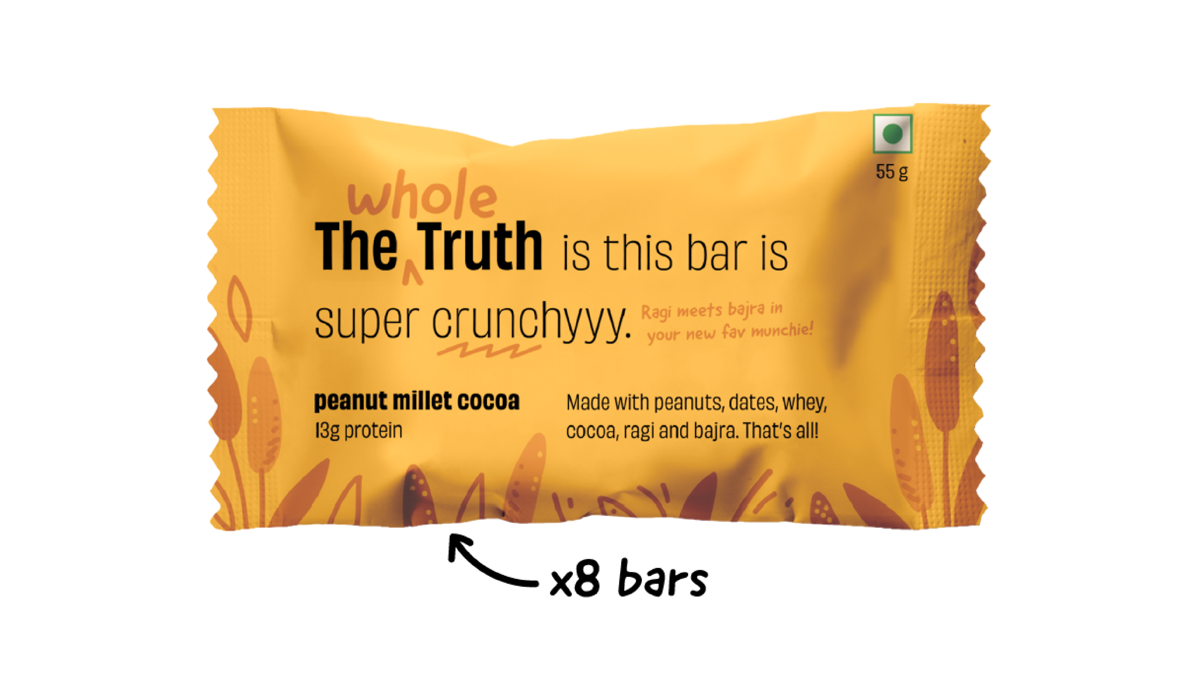 Peanut Millet Cocoa - Protein Bar